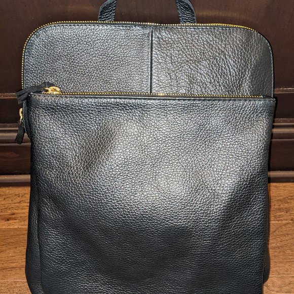 L Credi Bags Lcredi Genuine Leather Backpack Purse Poshmark